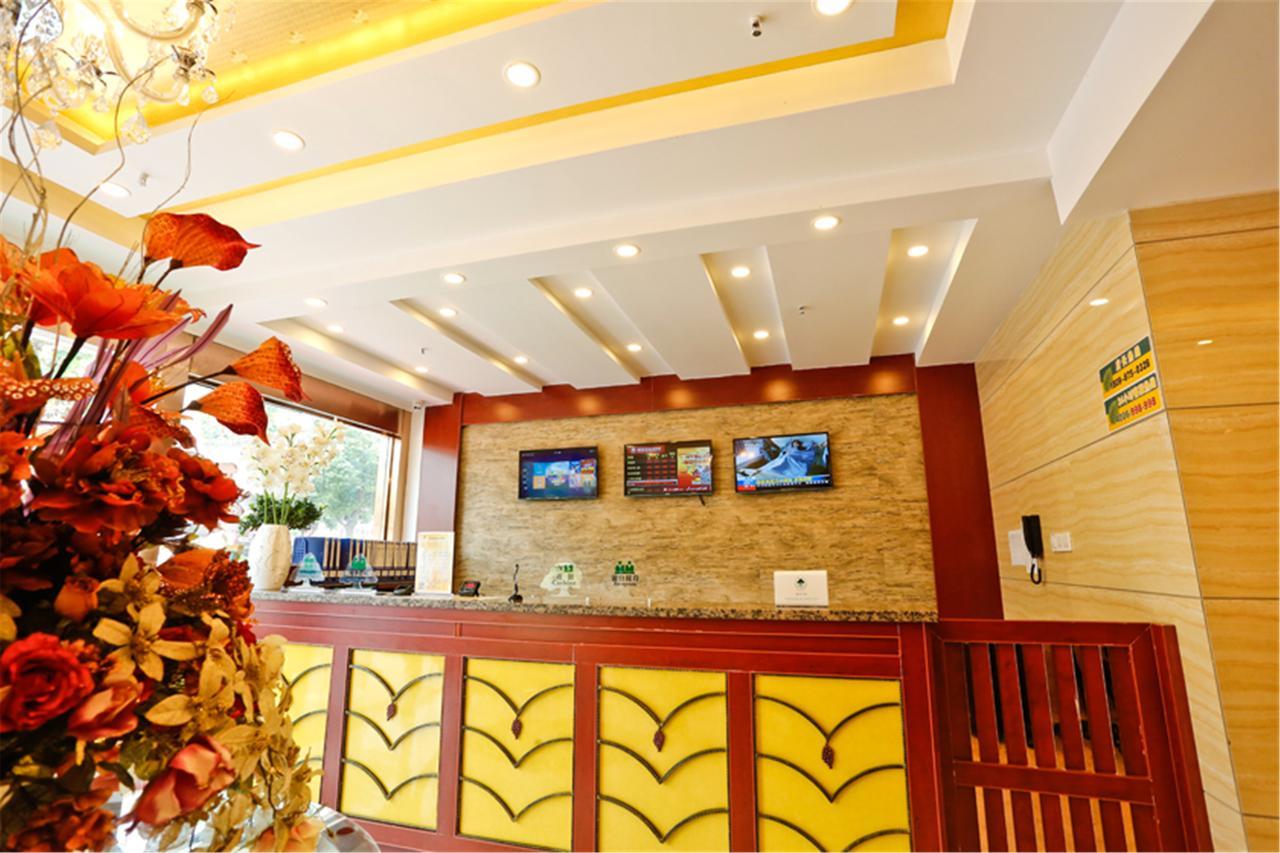 GreenTree Inn JiangSu ZhenJiang DingMao Industrial Park WoDe Square Express Hotel Exterior foto